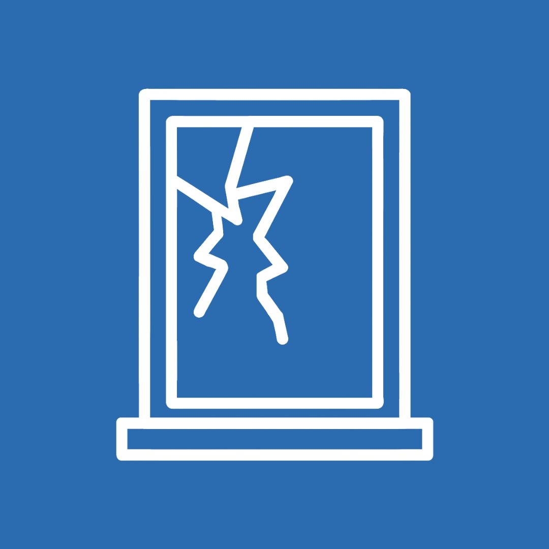 Broken window