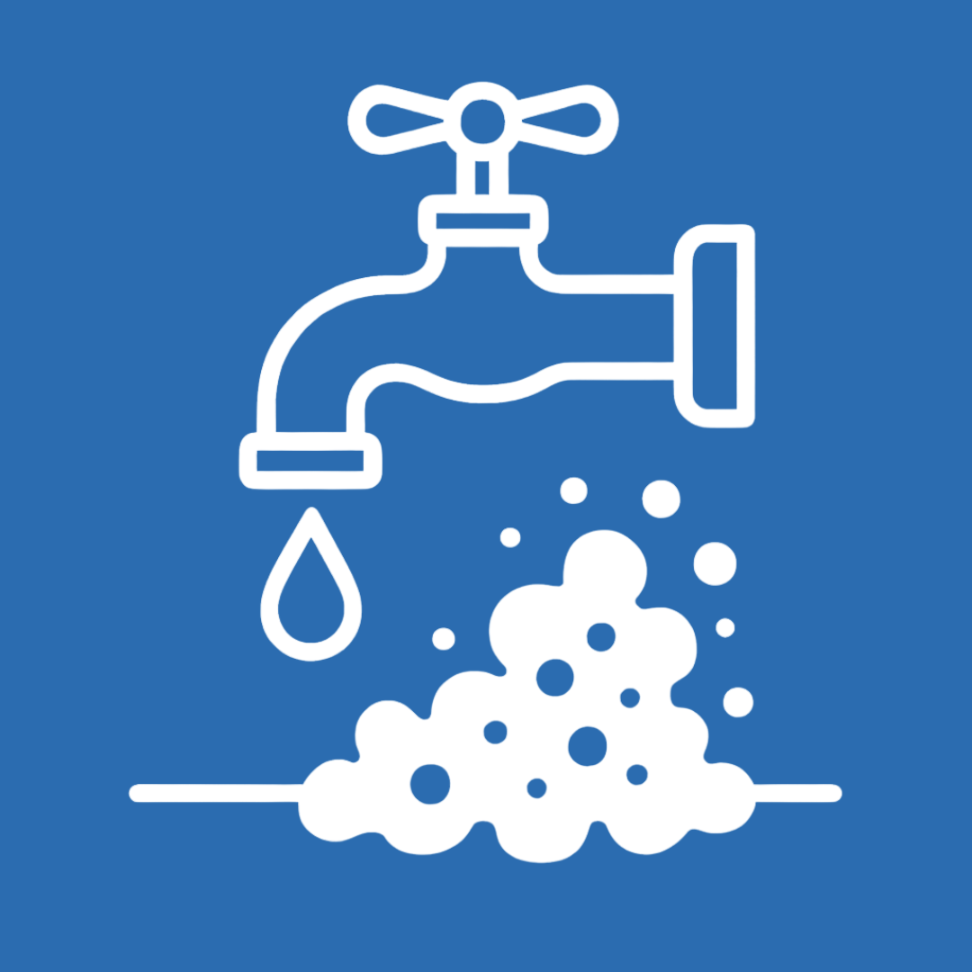 Leaky faucet causing mold to grow