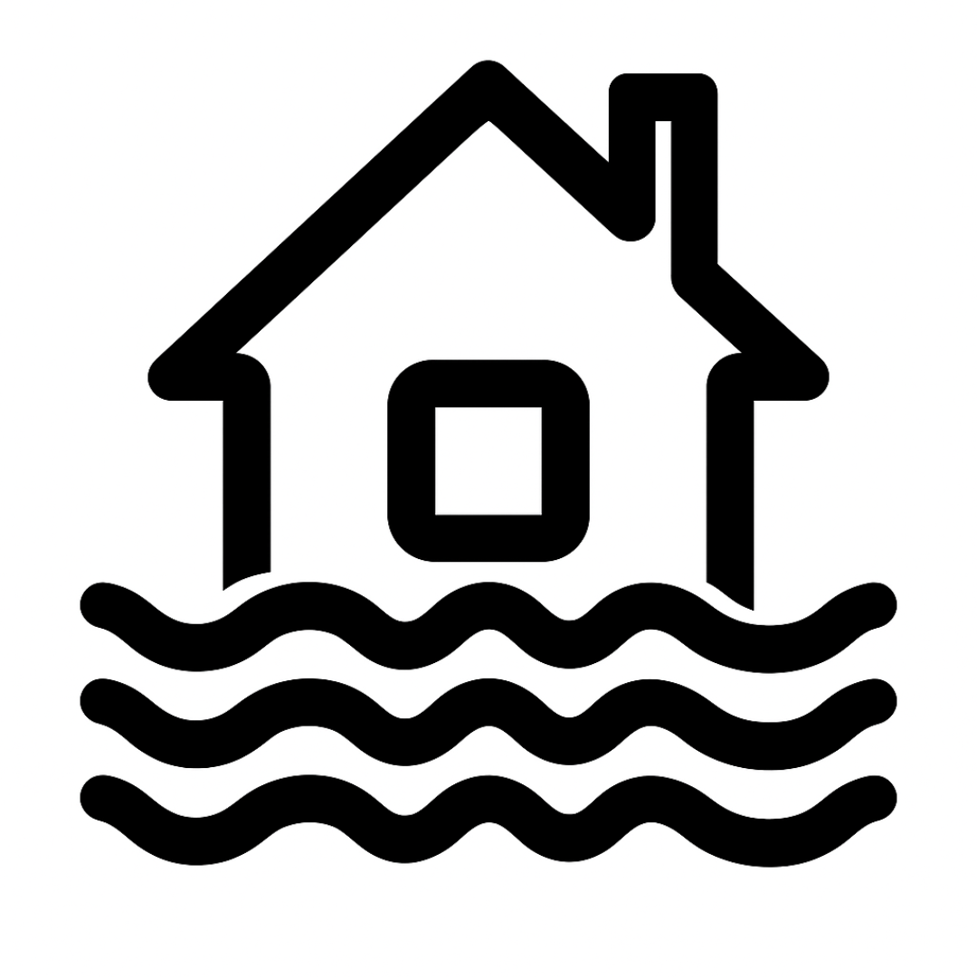 Flooded home