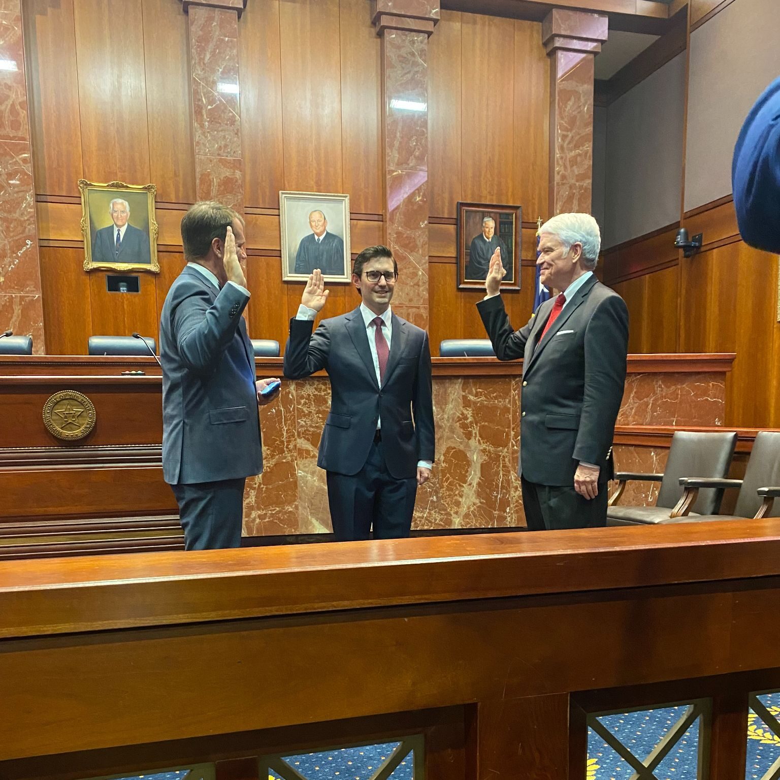 Kyle Ryman's swearing in